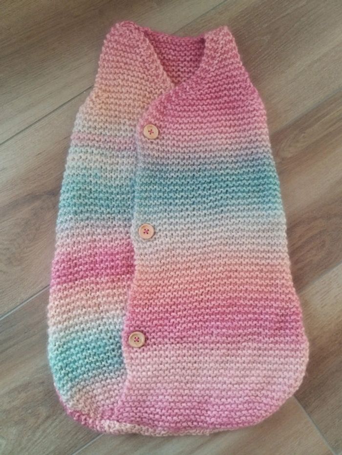 Gigoteuse en mailles fille 0-3 mois