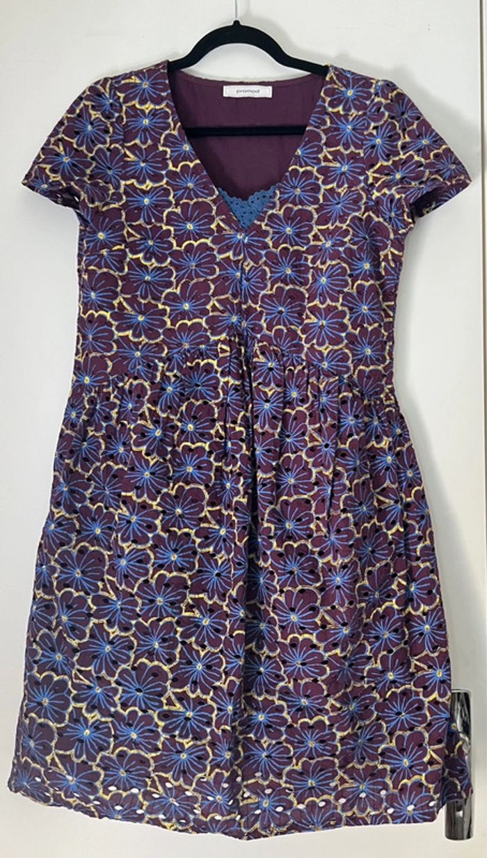 Robe brodée fleurs promod Taille 36