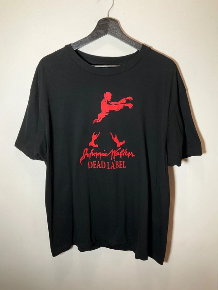 T-shirt noir pour homme Johnnie Walker Dead Label taille XL 357
