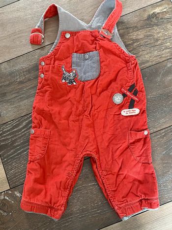 Salopette tigre rouge 6 mois la compagnie des petits