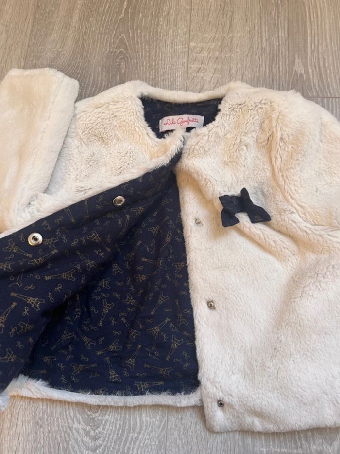 Veste Fausse fourrure bébé fille 2 ans - photo numéro 3