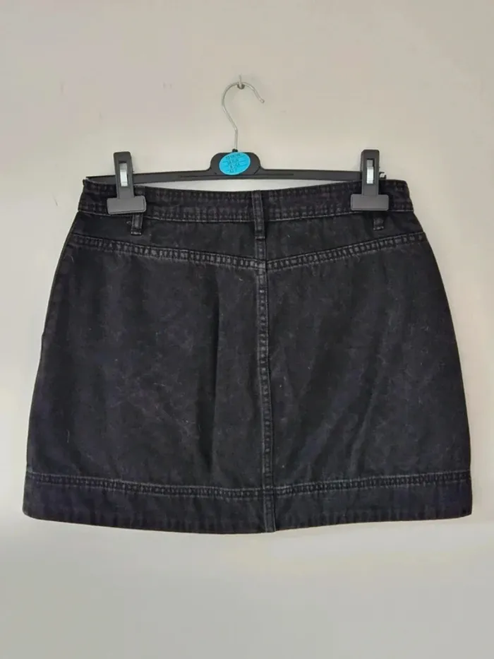 Mini-jupe en jean noir Pimkie taille 38 / M - photo numéro 3