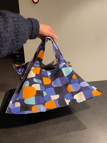 Sac à tarte ton bleu 