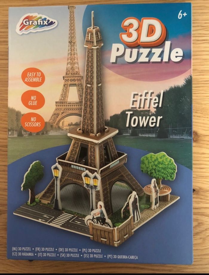 Puzzle 3D Tour Eiffel
