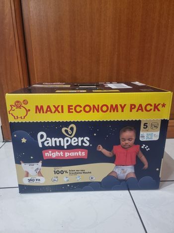 Pampers taille 5 pants night