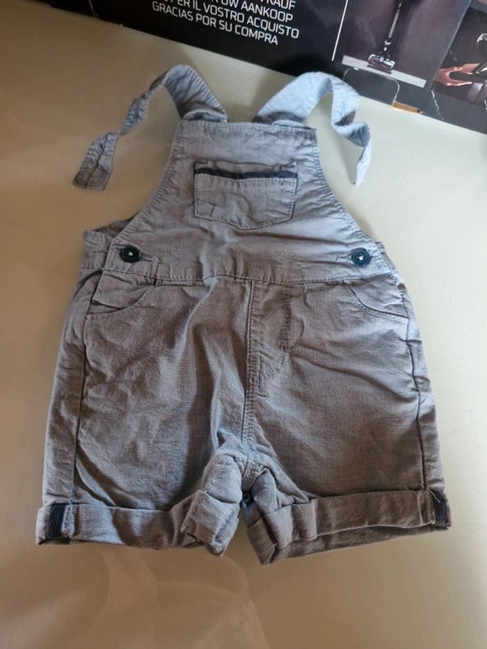 Salopette short 9 mois