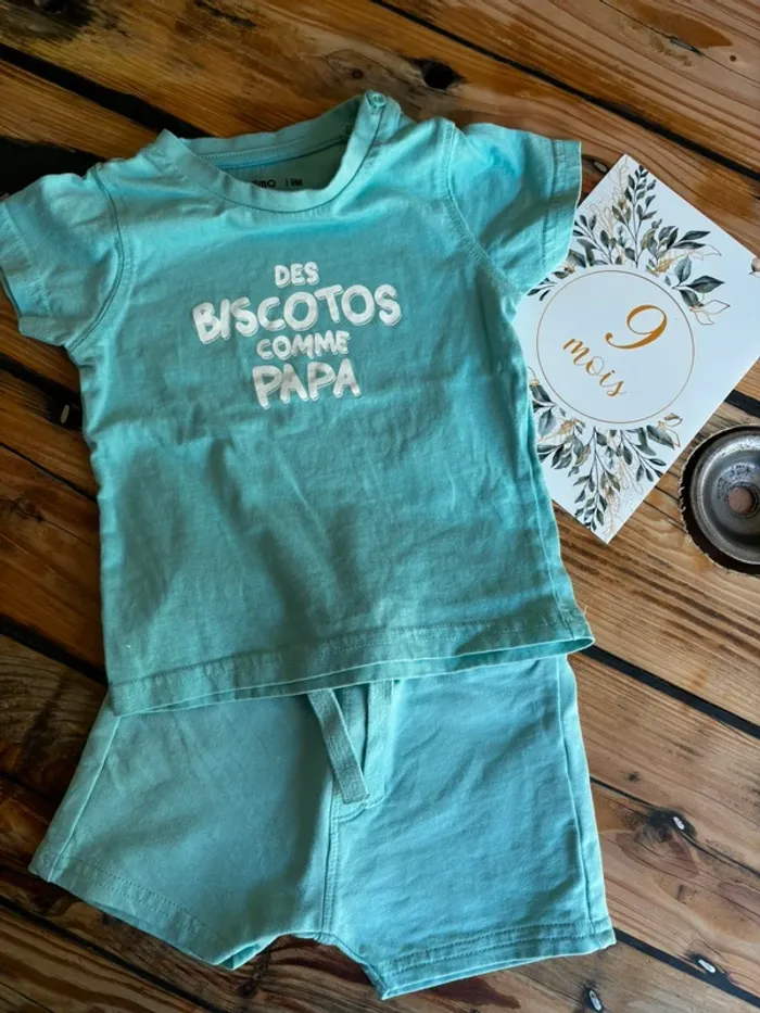 Ensemble manches courtes short