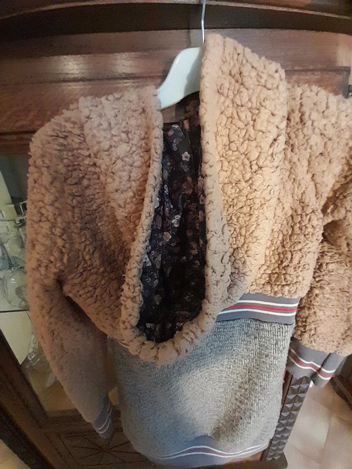 Manteau plusieurs couleurs et plusieurs textures - photo numéro 5
