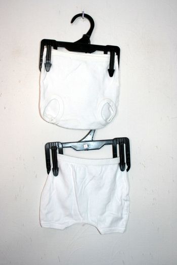 Lot de 2 culottes 1 mois Envog + Tex