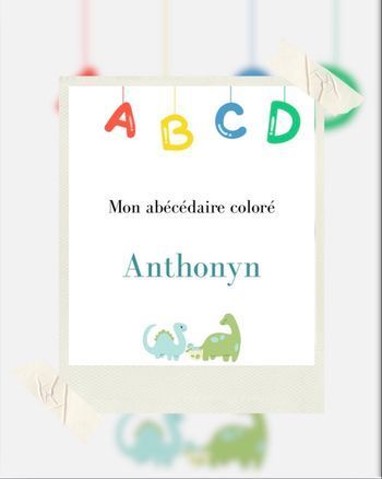 Livret abécédaire coloré
