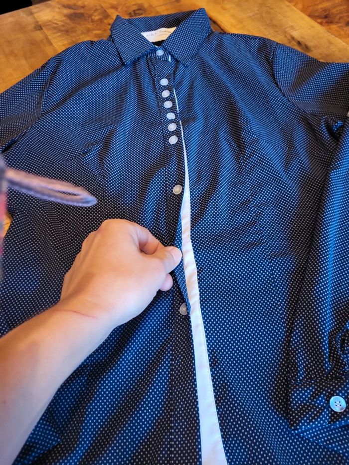 Chemisier, chemise cintrée originale M - photo numéro 2