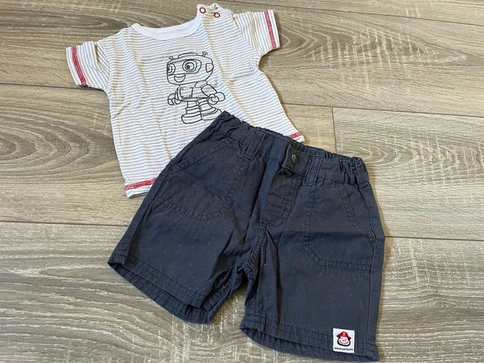 Ensemble été bébé garçon 6 mois short