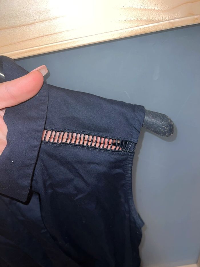 Robe ete promod taille 34 bleu marine dos nu cérémonie habillée ete col - photo numéro 5