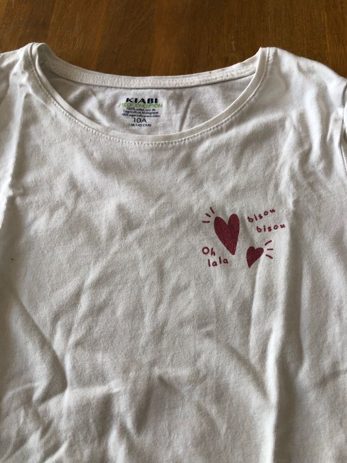 Tee Shirt manche longue blanc - photo numéro 2