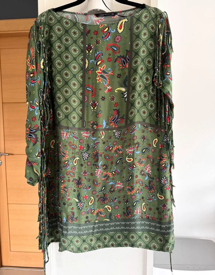 Robe Zara Woman franges T.XL - photo numéro 2