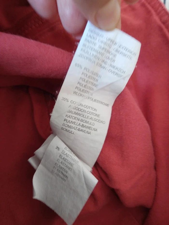 Robe rouge manches marinière 12 mois - photo numéro 7