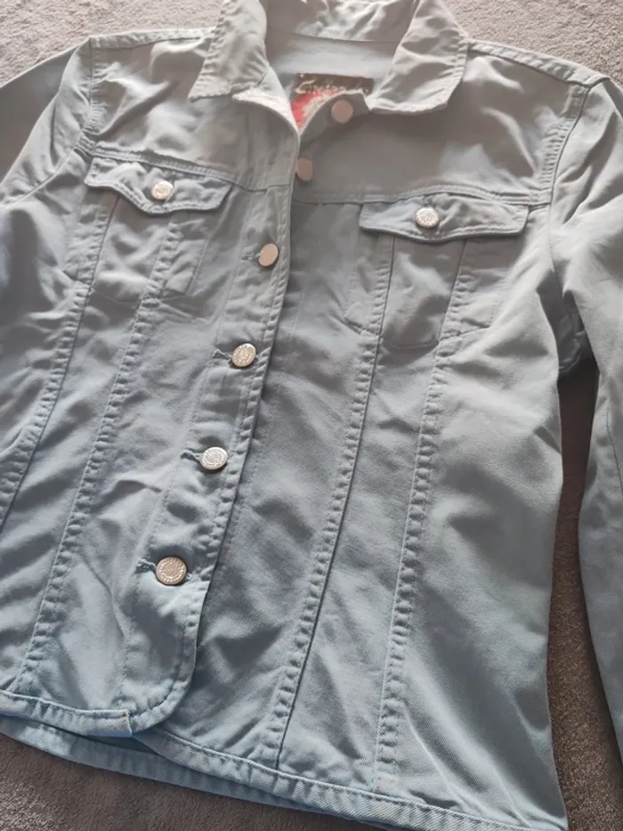 Veste trucker denim Cimarron Spanish Warriors – Taille L Femme – Neuve sans étiquette - photo numéro 2