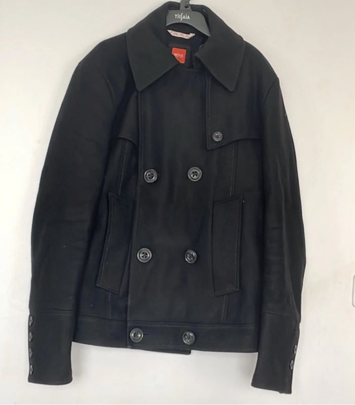 Beau manteau Hugo Boss T 48 M Europe couleur noire - photo numéro 3
