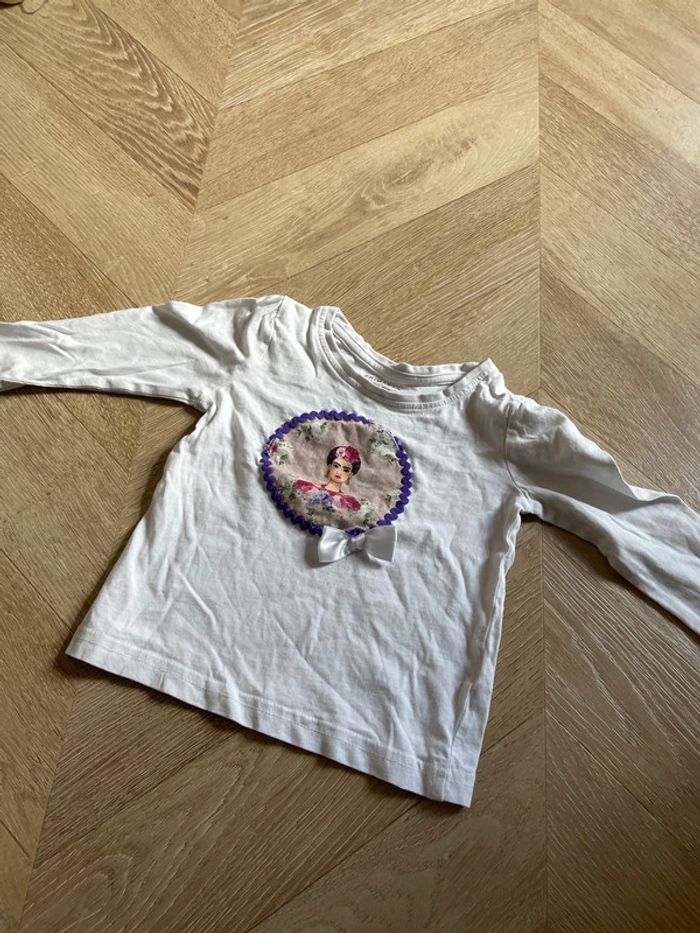 T-shirt Primark 9-12 mois Frida Kahlo - photo numéro 4