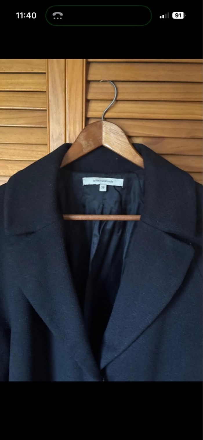 Manteau femme noir - photo numéro 2