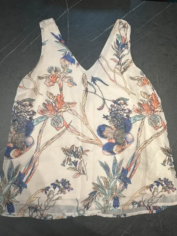 Débardeur rose fleurie Vero Moda T XL