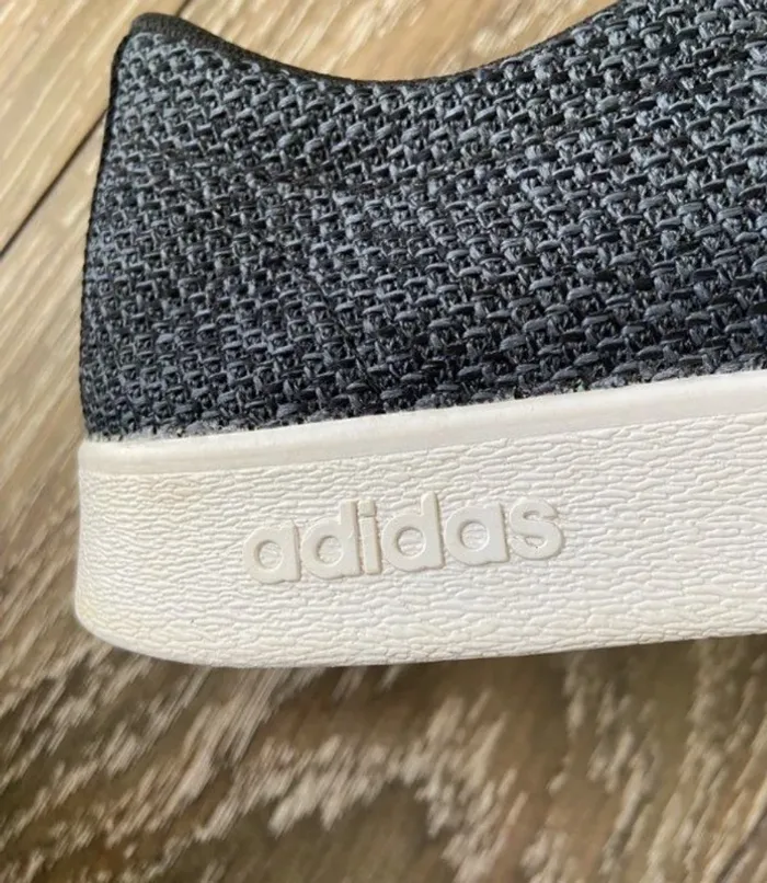 Basket sneakers en toile gris foncé Adidas Pointure 40 - photo numéro 5