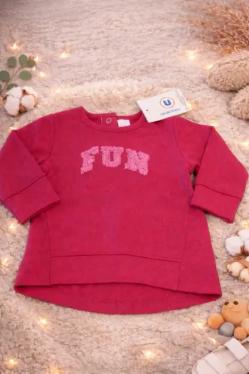 💗 Sweat bébé fille – 6 mois – Collection U – Neuf avec étiquette 💗
