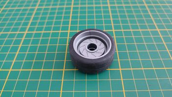 Roue de voiture pneu lisse référence 30236663 pièce détachée Playmobil #C61