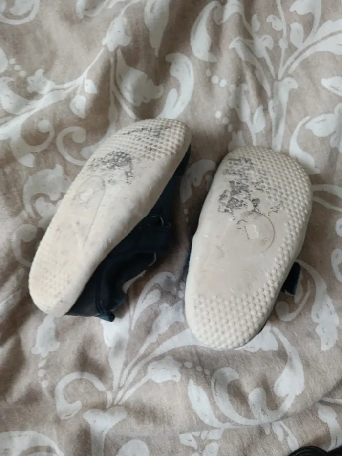 Chaussures premiers pas bobux 20 bleu marine fourrées - photo numéro 3