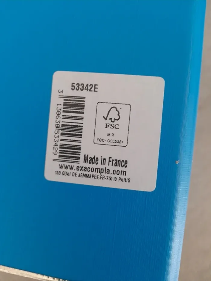 Lot de 2 classeurs bleu foncé - photo numéro 3