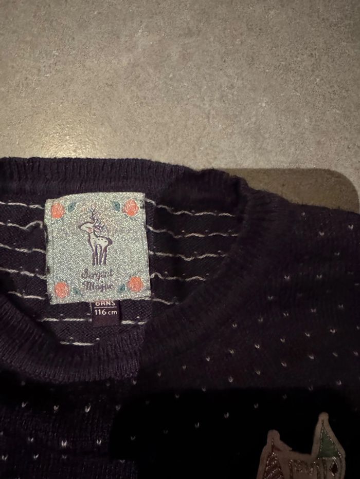 Robe / Tunique manches longues - Sergent Major - Cerf / Chateau - Violet - 6 ans - photo numéro 2