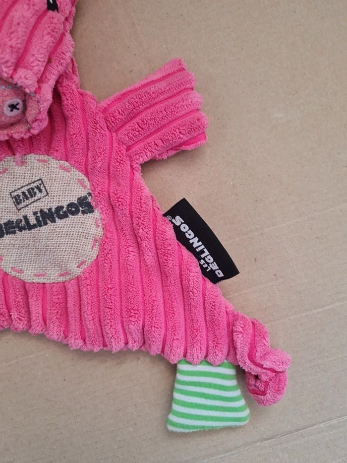 Doudou cochon les deglingos 28 cm - photo numéro 3