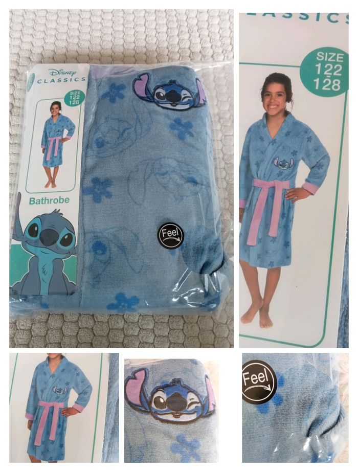 Peignoir Stitch 7/8 ans