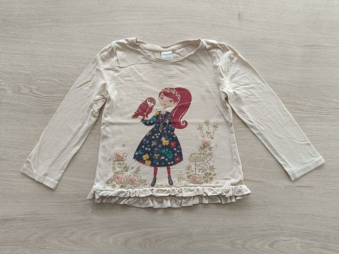 T-shirt fille longues manches Palomino 116cm
