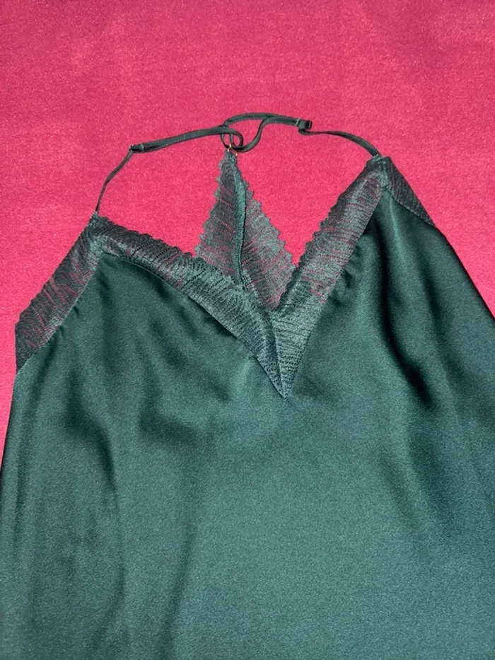 Lot de 5 top satin très bon état Etam M - photo numéro 5