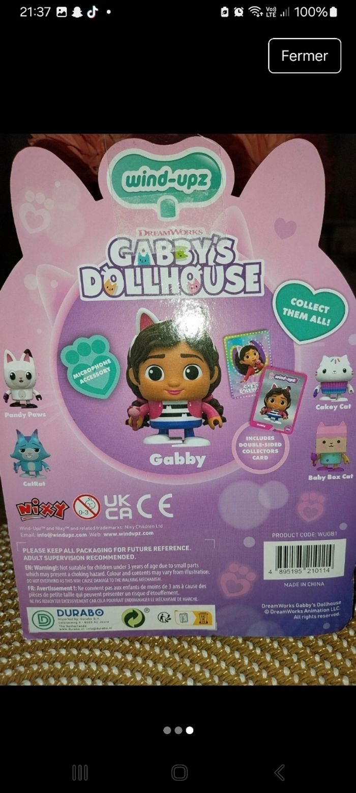 Figurine Gabby's dollhouse - photo numéro 3