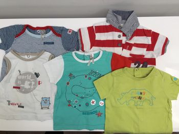 Lot de 5 hauts été