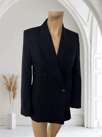 Blazer croisée Zara neuf taille s bleu marine