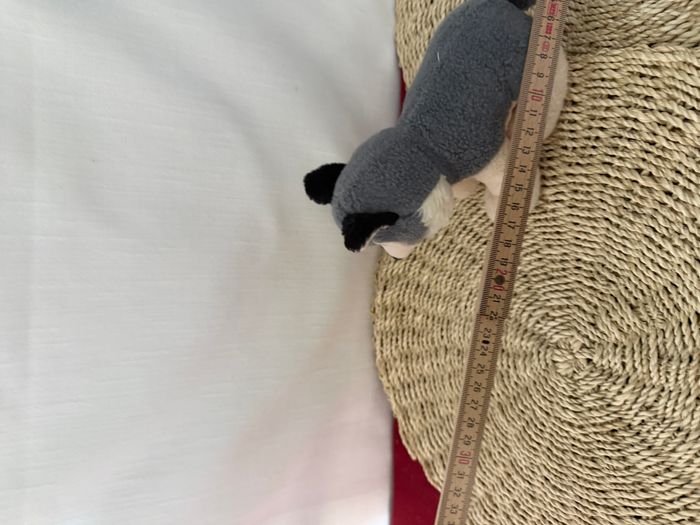 Peluche loup JUNGLE AVENUE gris beige - photo numéro 3