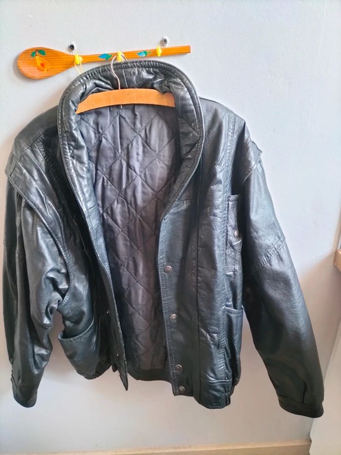 Blouson cuir homme taille M