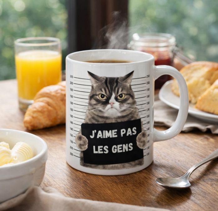 Mug tasse chat