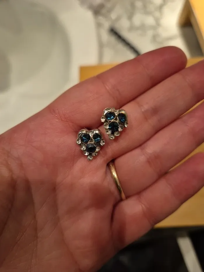 Parure argent bleu - photo numéro 2