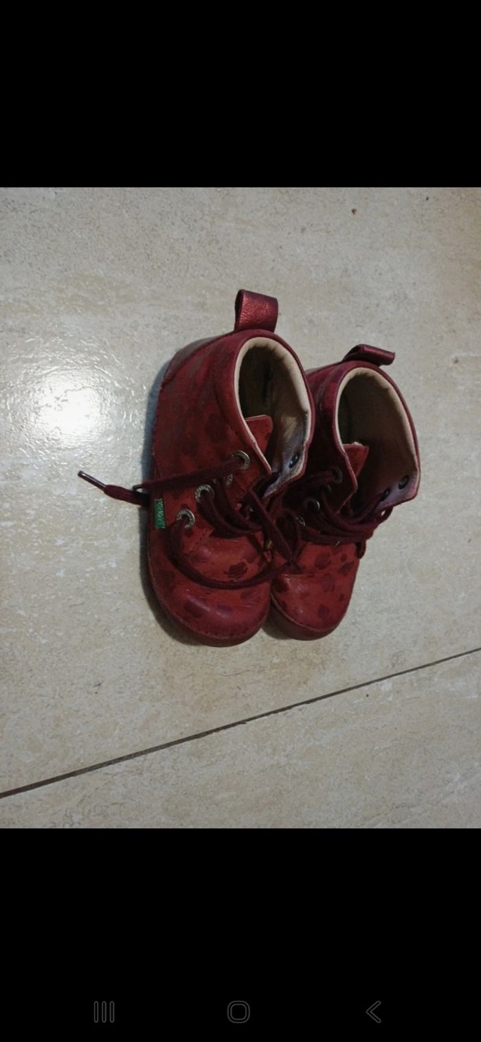 kickers rouge t 26 - photo numéro 2