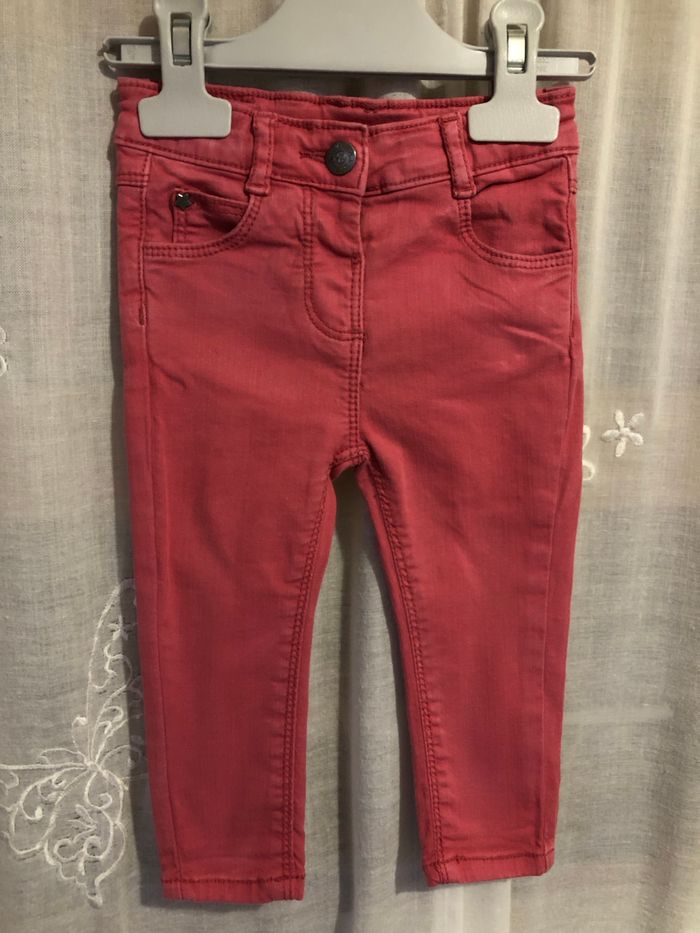 Jeans vieux rose 12 mois Tape à l’œil - photo numéro 2