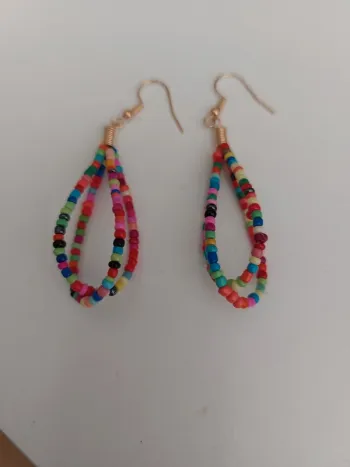 Boucles d'oreilles pendantes fantaisie