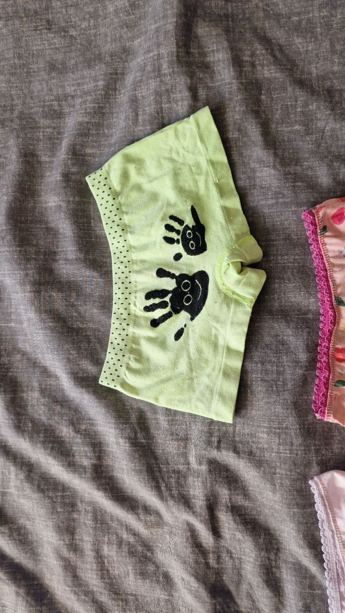 Lot de 7 culotte plus un shorty