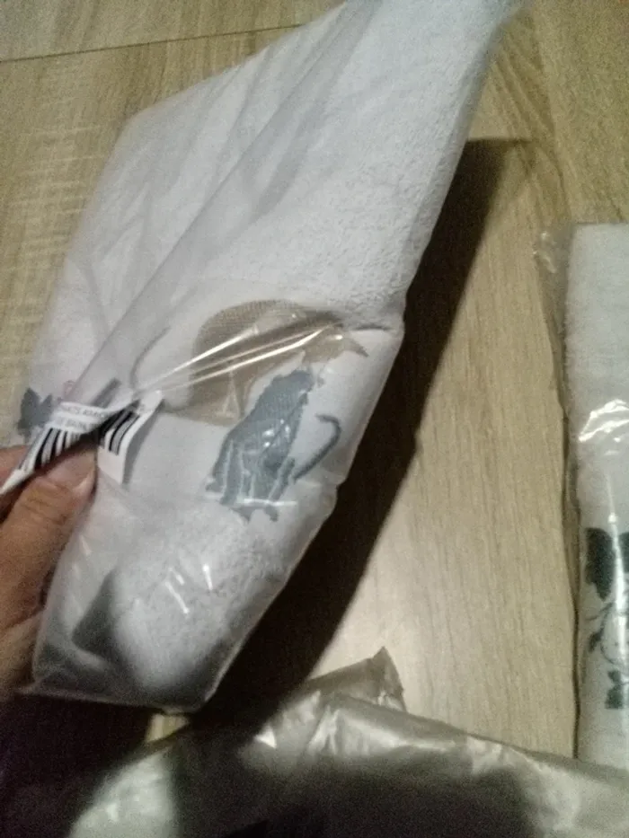 Lot linge de toilette chats  francoise saget - photo numéro 3