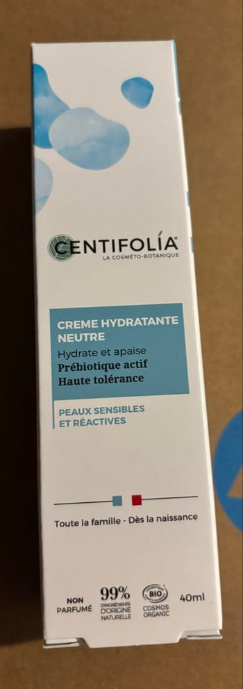  Crème hydratante neutre visage Centifolia