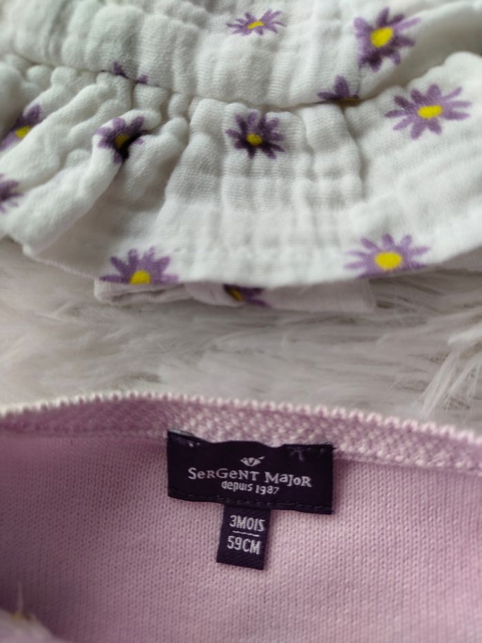 Ensemble complet 5 pièces sergent major fille 3 mois 🎀 - photo numéro 5