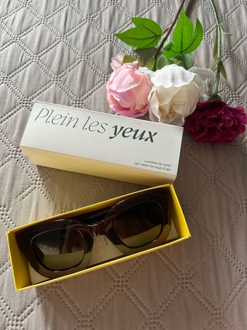 Lunettes de soleil My Little Box – Marron – Neuves